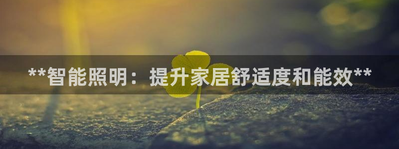 云顶集团 中国排名第几：**智能照明：提